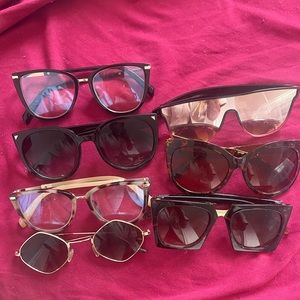 Sunglasses/glasses (7 pairs)